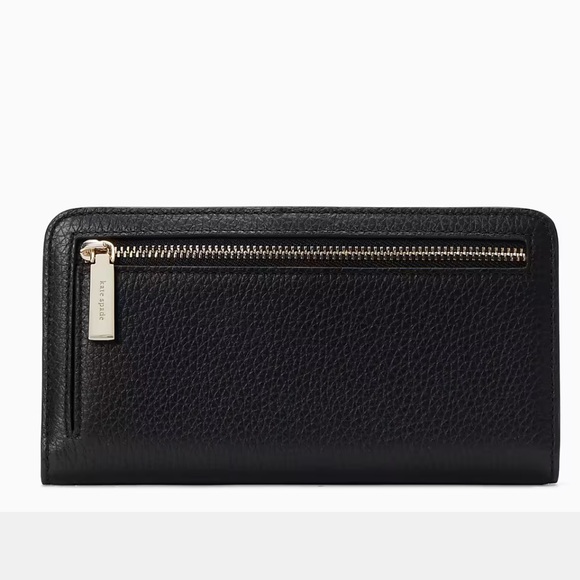 Kate Spade Dumpling Large Slim Bifold Wallet
COLOR: Black - Picture 4 of 16